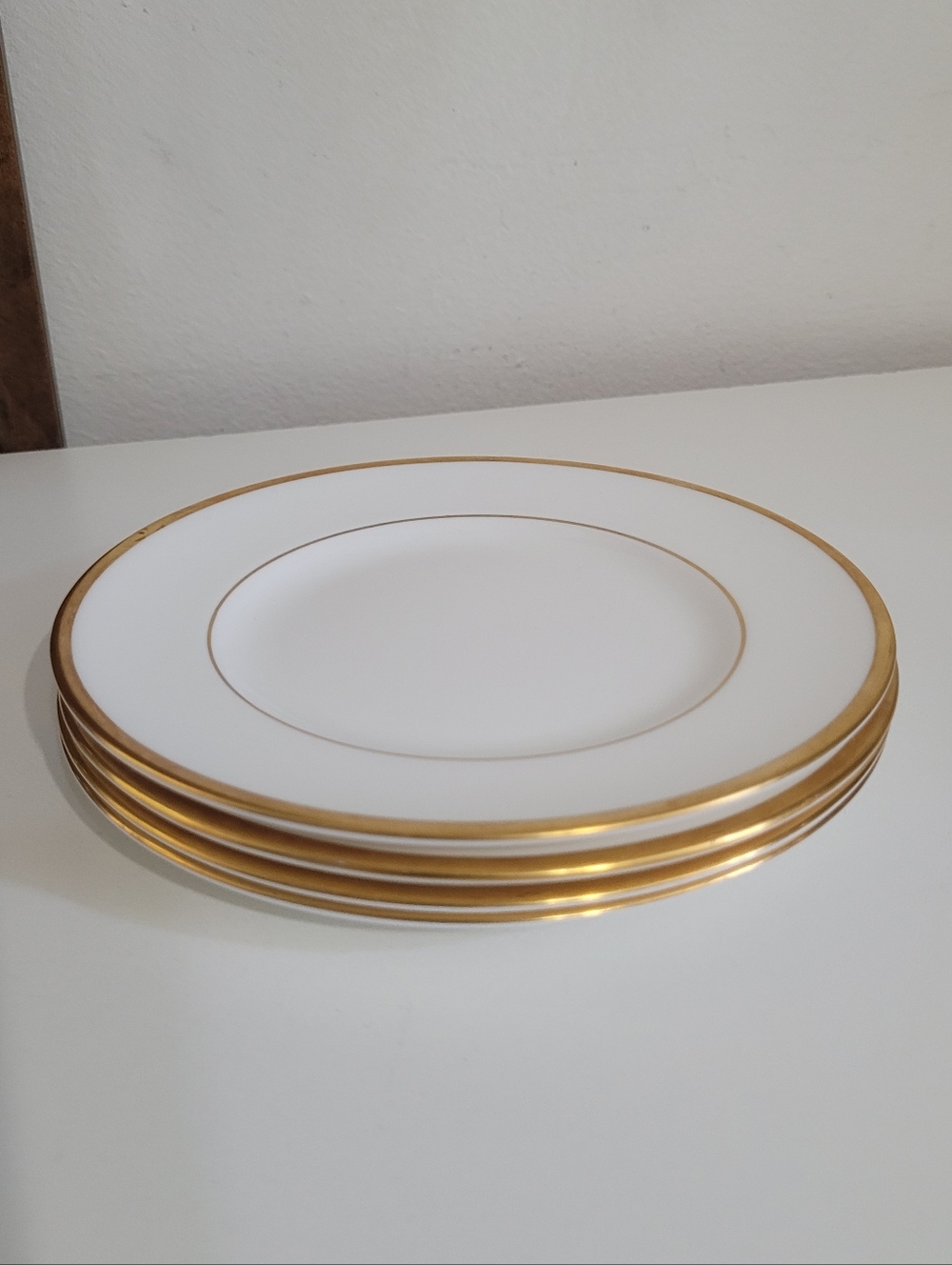 Vintage Wedgwood Bone China Dessert Plates, Set Of 4